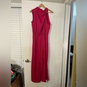 Hot Pink Jumpsuit. Size Medium.